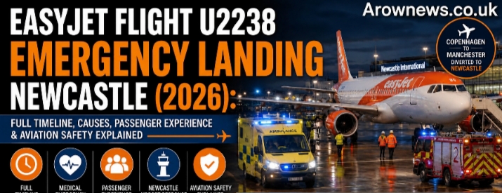 EasyJet Flight U2238 Emergency Landing in Newcastle