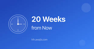 20 Weeks From Today: Exact Date, Uses, and Easy Planning Guide