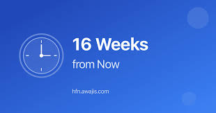 16 Weeks From Today: Exact Date, Simple Calculation,
