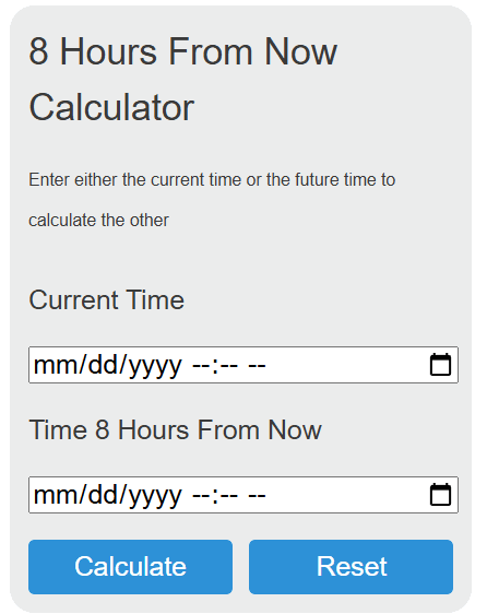 8 Hours From Now Is What Time? Easy Time Calculator Guide
