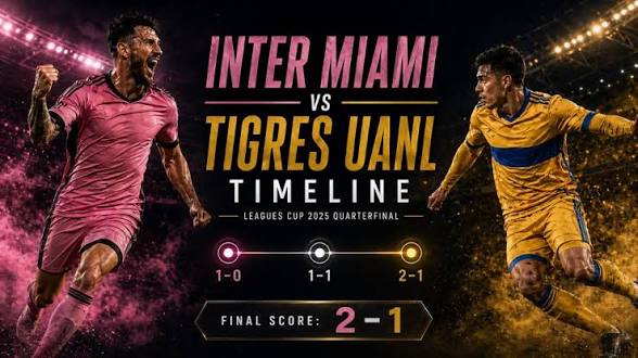 Inter Miami vs Tigres UANL Timeline: Complete Match